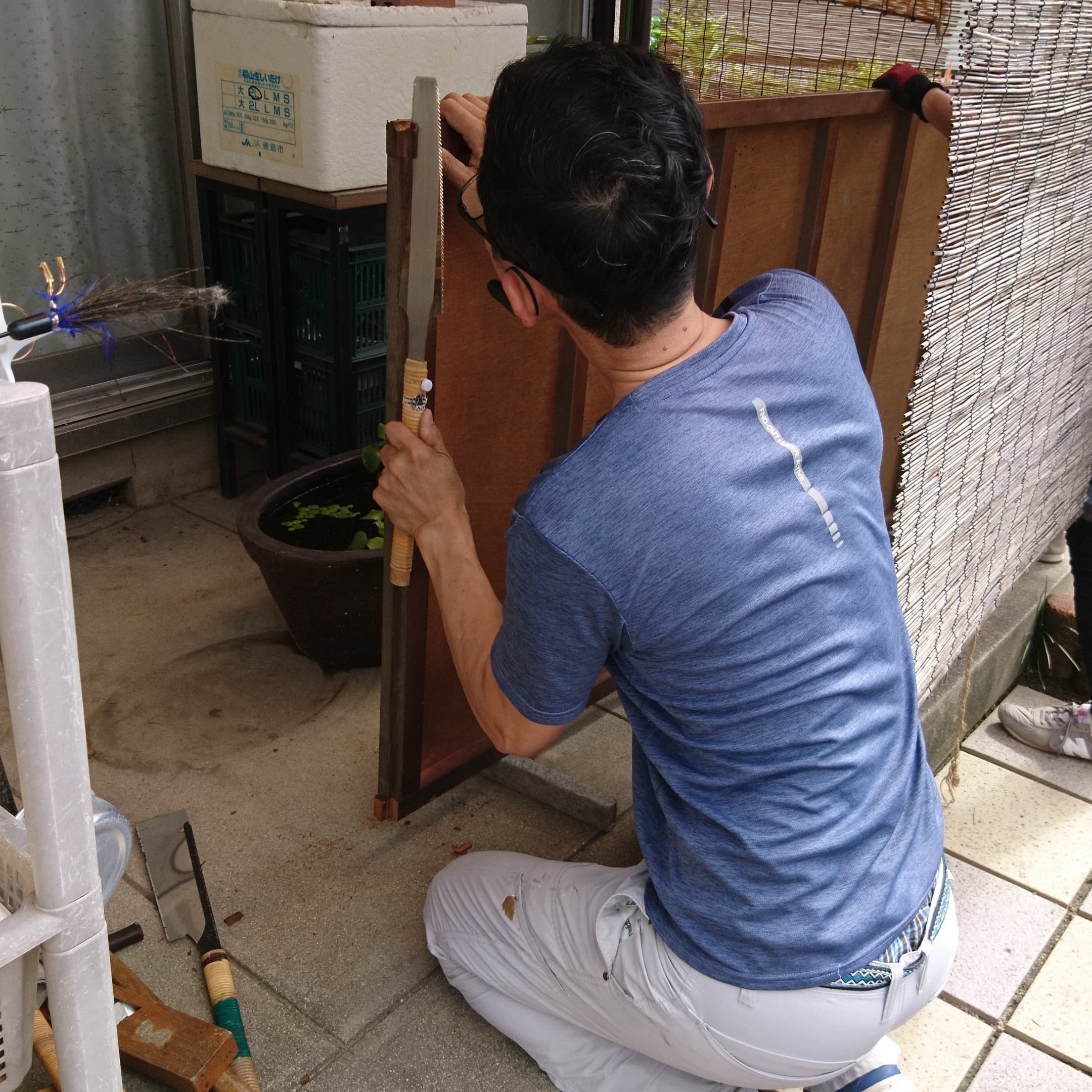 木製雨戸修理 名古屋市熱田区 | 木製雨戸修理なら建具修理の窓口名古屋市熱田区