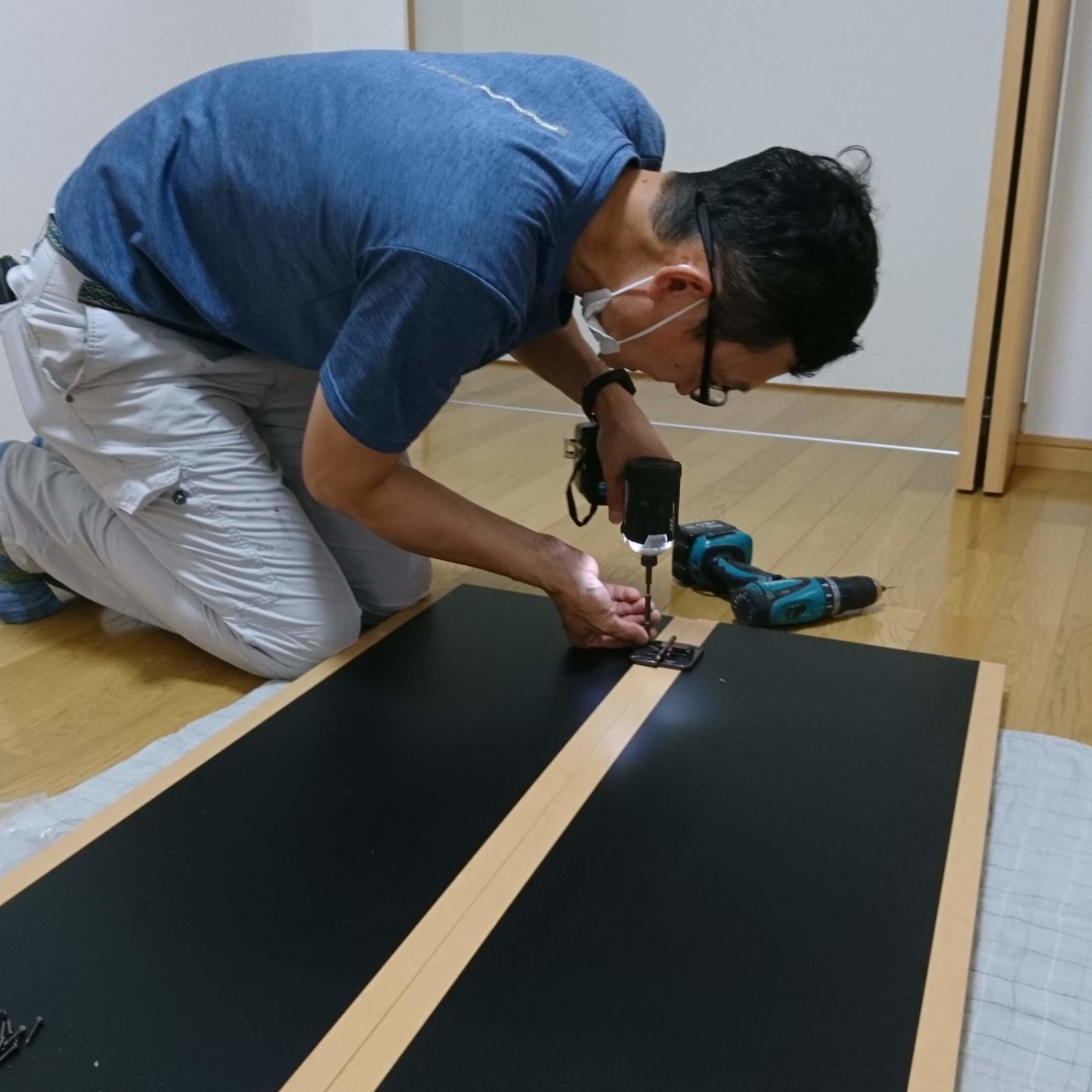 収納折戸修理 名古屋市熱田区 | 建具の建付け調整なら建具修理の窓口名古屋市熱田区